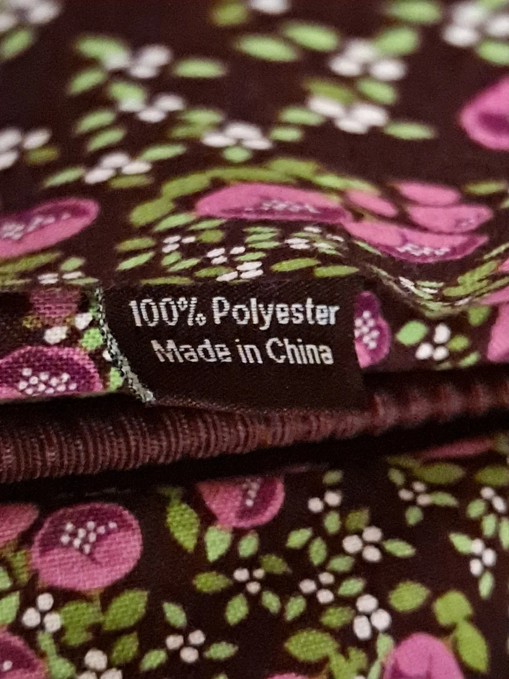 Vera Bradley Merlot Quilted Cotton Stitched Floral Zip Padded Laptop Sleeve